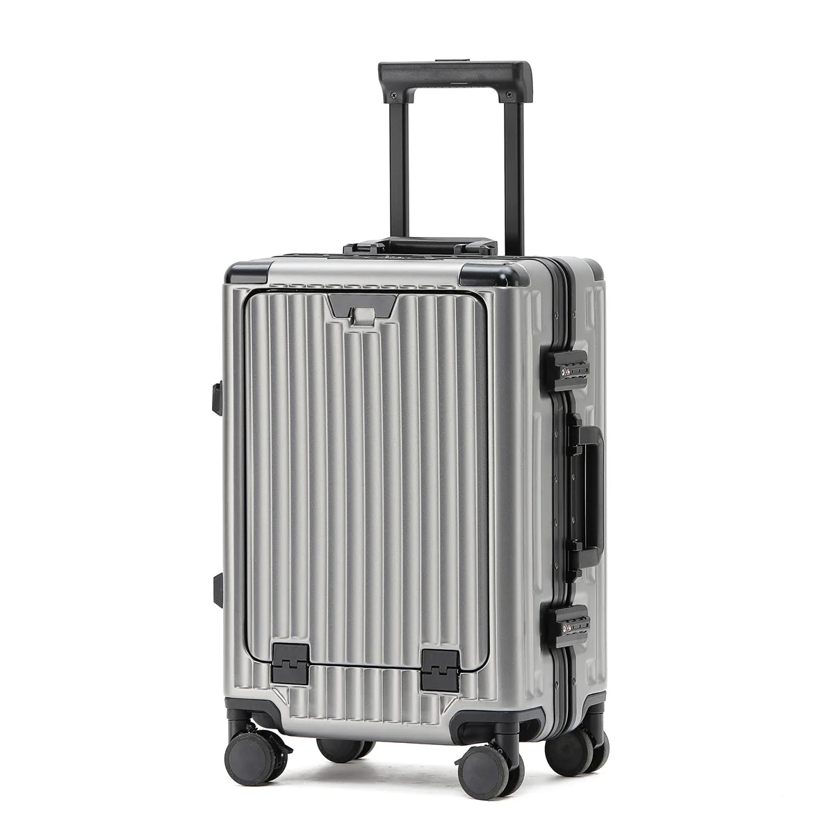 PRIME ALUMINUM CARRY-ON SUITCASE | GREY