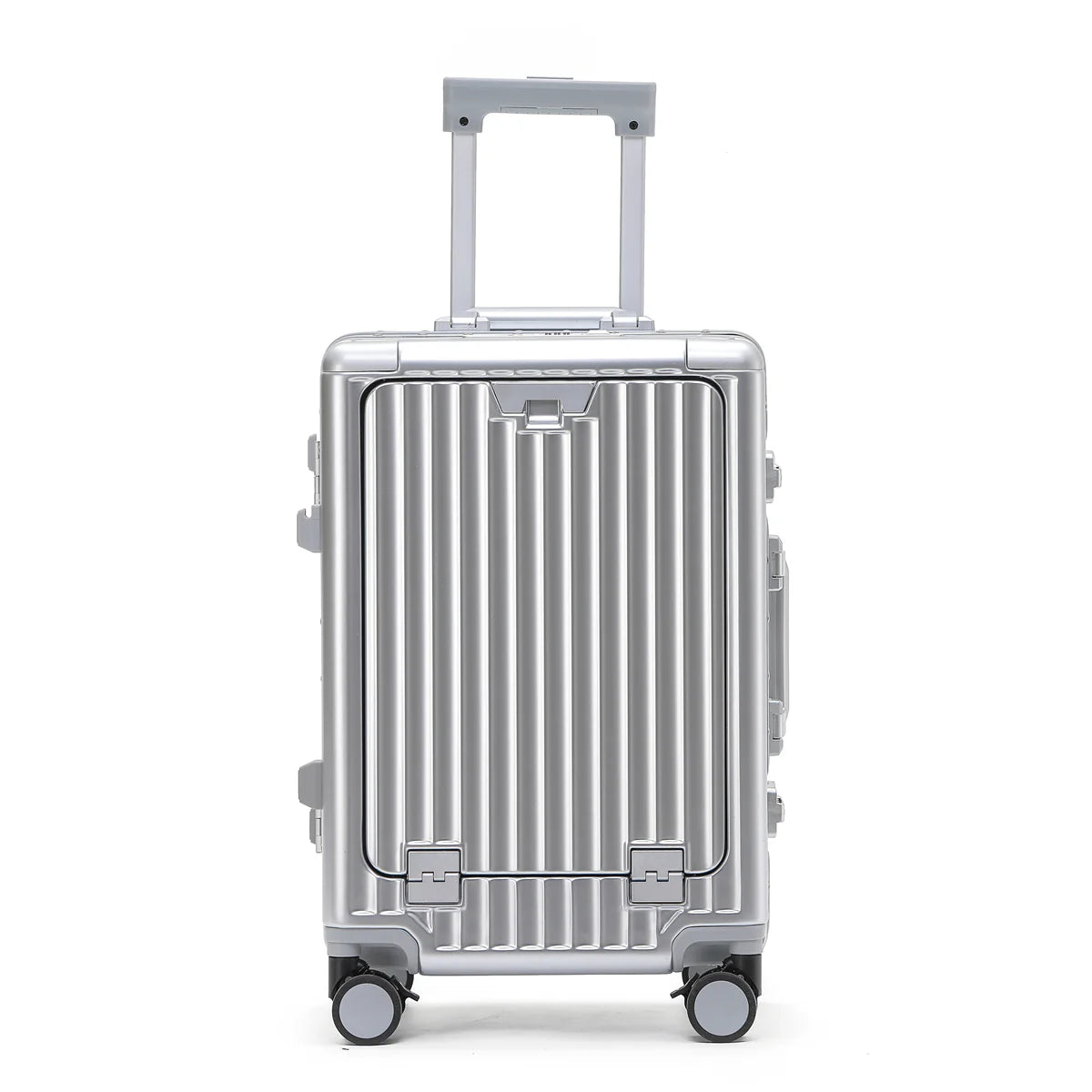 PRIME ALUMINUM CARRY-ON SUITCASE | SILVER