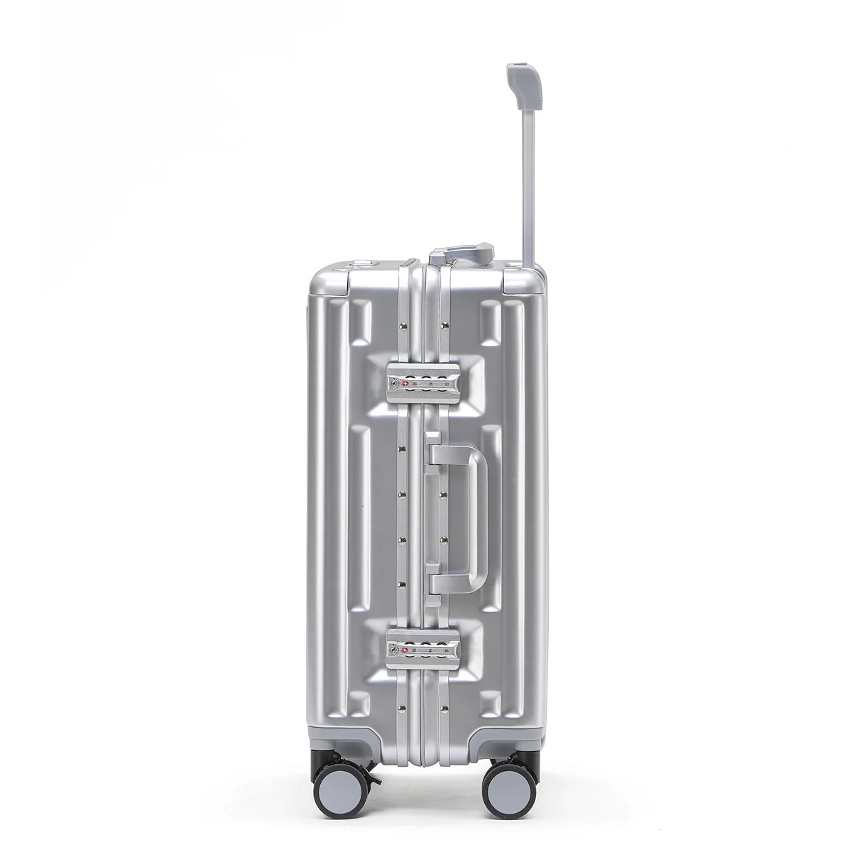 PRIME ALUMINUM CARRY-ON SUITCASE | SILVER