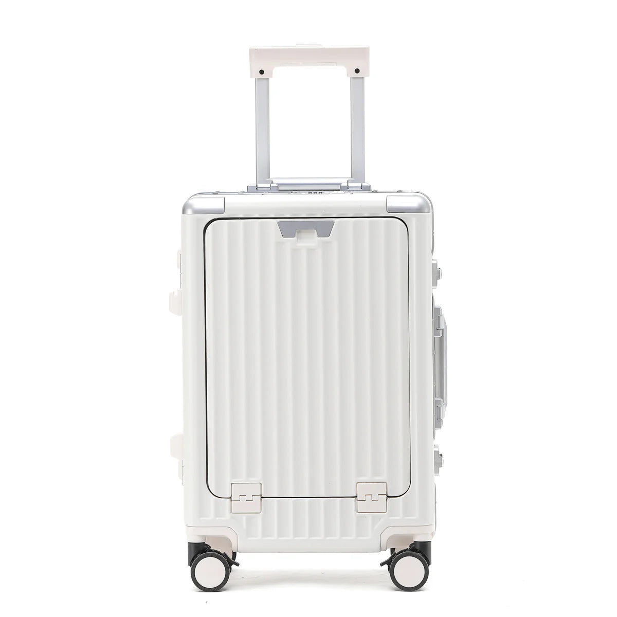PRIME ALUMINUM CARRY-ON SUITCASE | WHITE