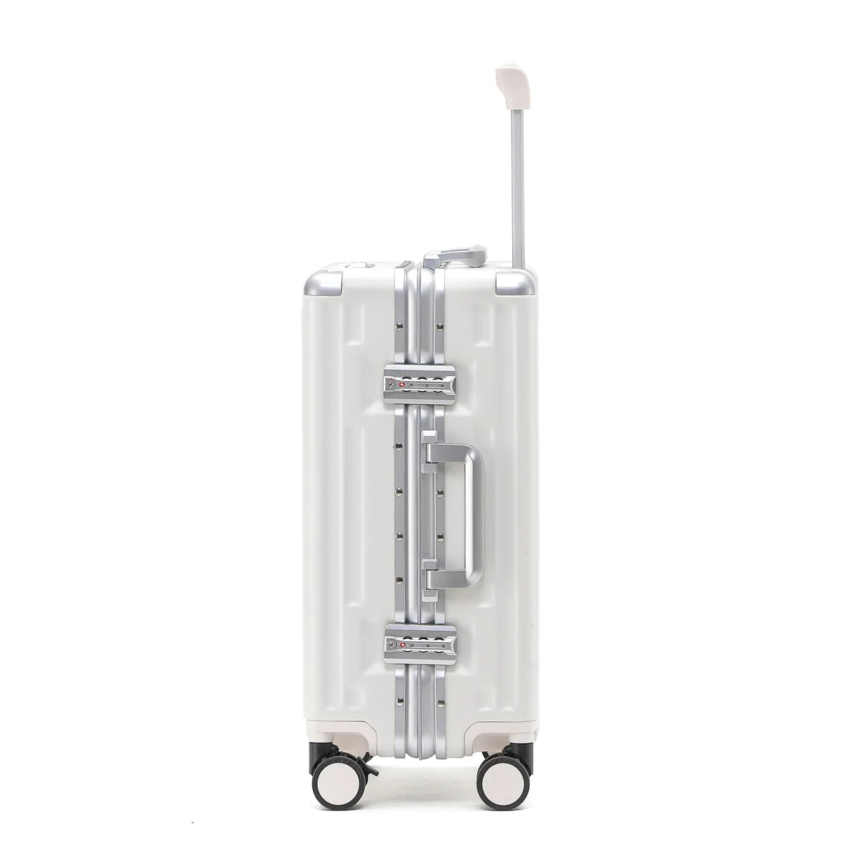 PRIME ALUMINUM CARRY-ON SUITCASE | WHITE